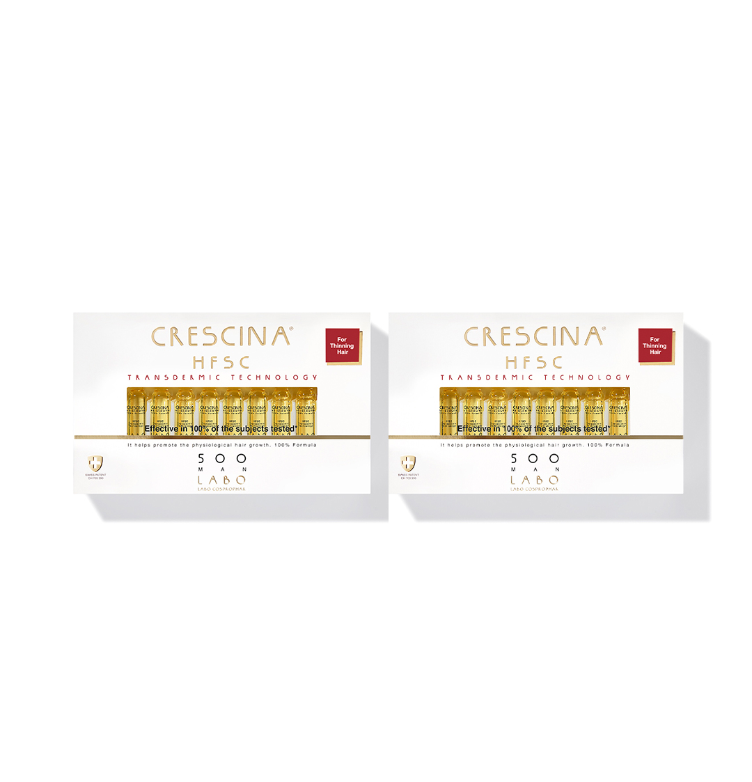 Crescina HFSC Re-Growth 500 Duo Bundle | Men